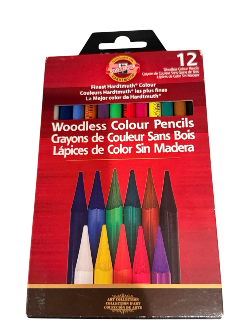 Koh-I-Noor Woodless Colour Pencils - Multi Color - 12 Pack